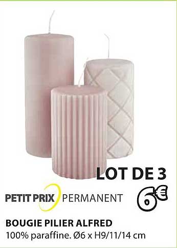 Bougie Pilier Alfred