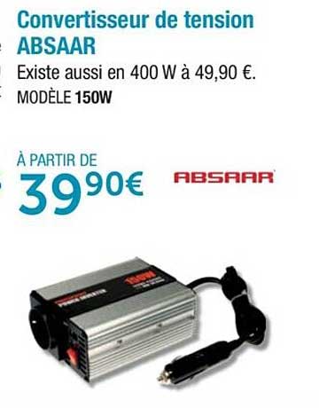 convertisseur de tension absaar