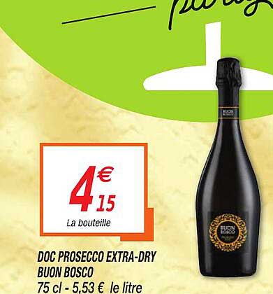 doc prosecco extra-dry buon bosco