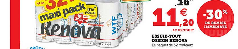 essuie-tout design renova