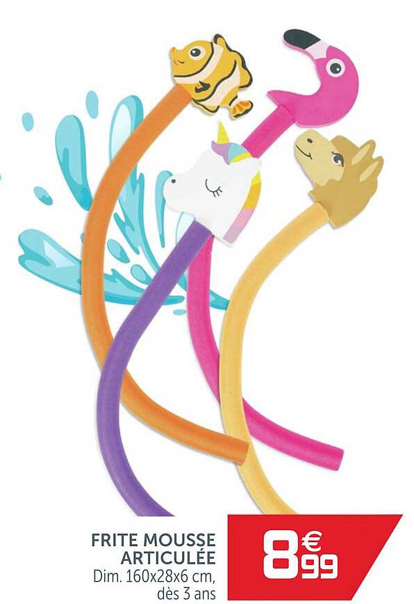 frite mousse articulée