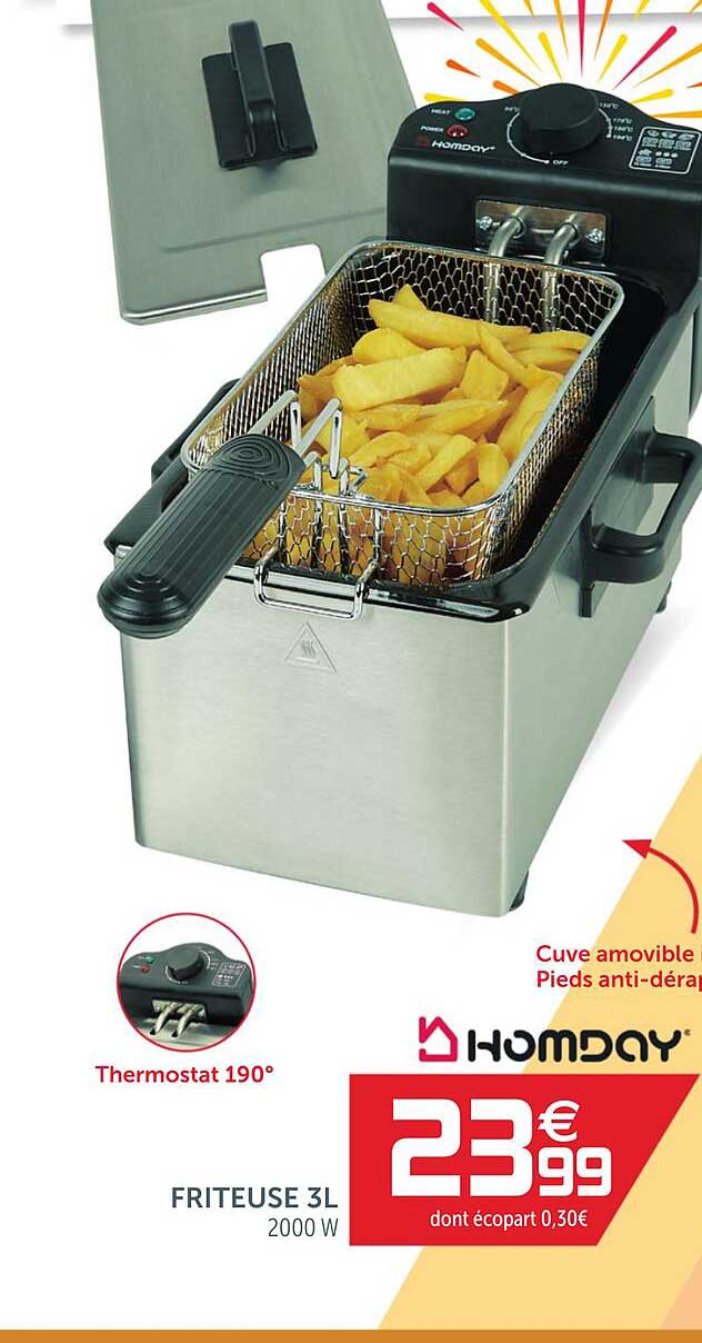 Friteuse 3l