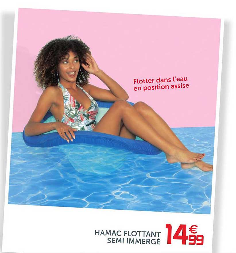 hamac flottant semi immergé