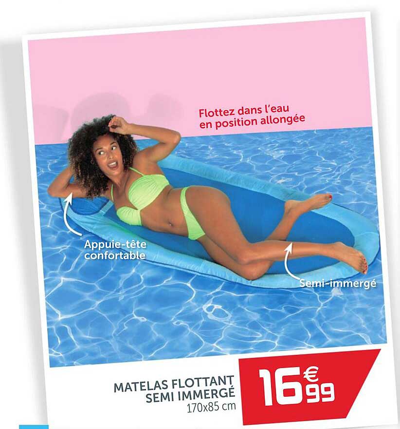 Matelas Flottant Semi Immergé