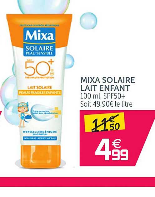 Mixa Solaire Lait Enfant