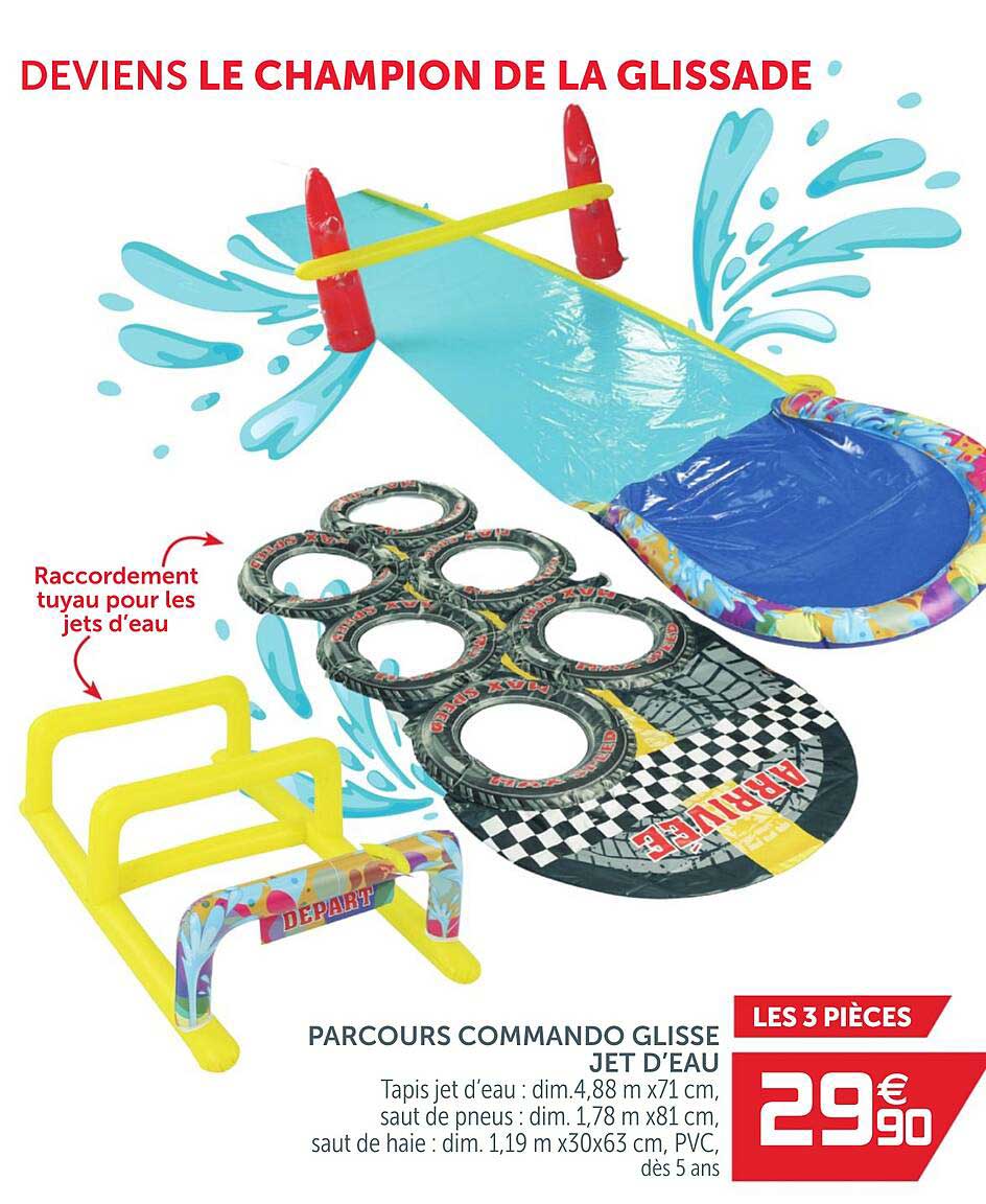 parcours commando glisse