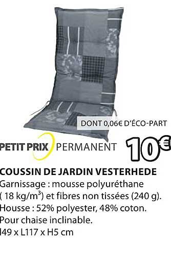 petit prix coussin de jardin vesterhede