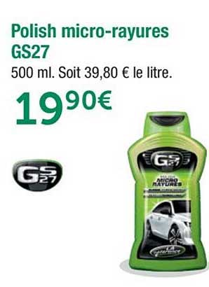 polish micro-rayures gs27