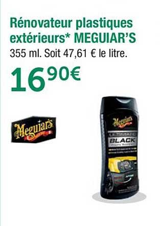 rénovateur plastiques extérieurs meguiar's