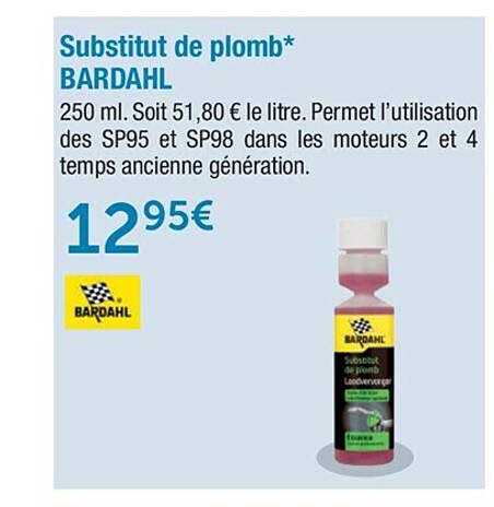 substitut de plomb bardahl