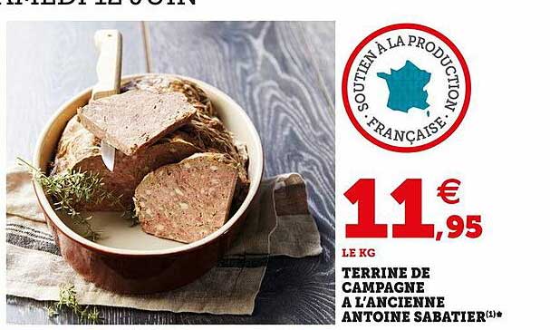 terrine de campagne à l'ancienne antoine sabatier