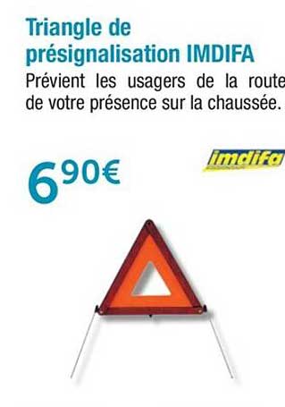 Triangle De Présignalisation Imdifa