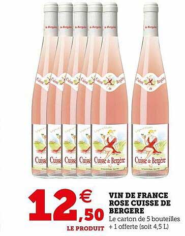 vin de france rose cuisse de bergère