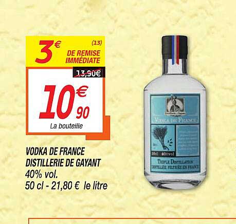 vodka de france distillerie de gayant