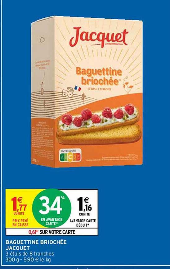 baguettine briochée jacquet