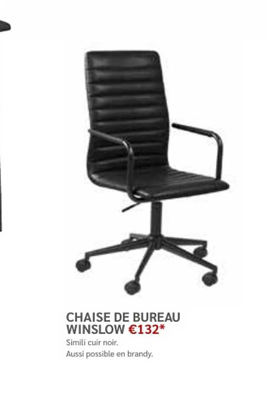 chaise de bureau winslow