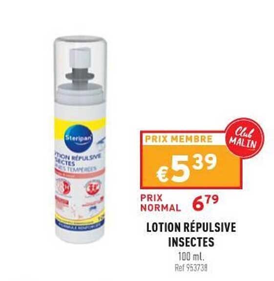 lotion répulsive insectes