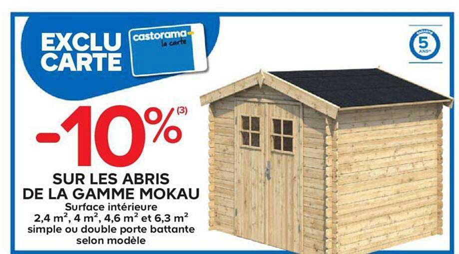 abris de la gamme mokau