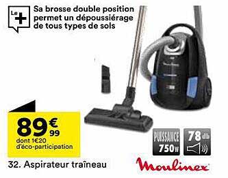 Aspirateur Traîneau Moulinex