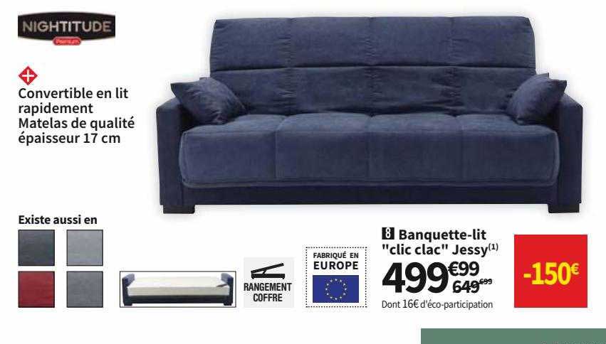 banquette-lit "clic clac" jessy