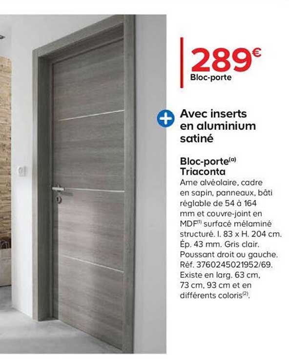 bloc-porte triaconta