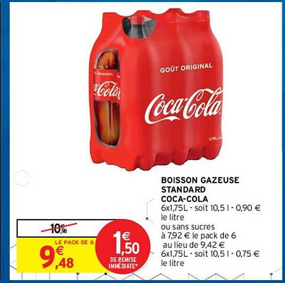 boisson gazeuse standard coca-cola