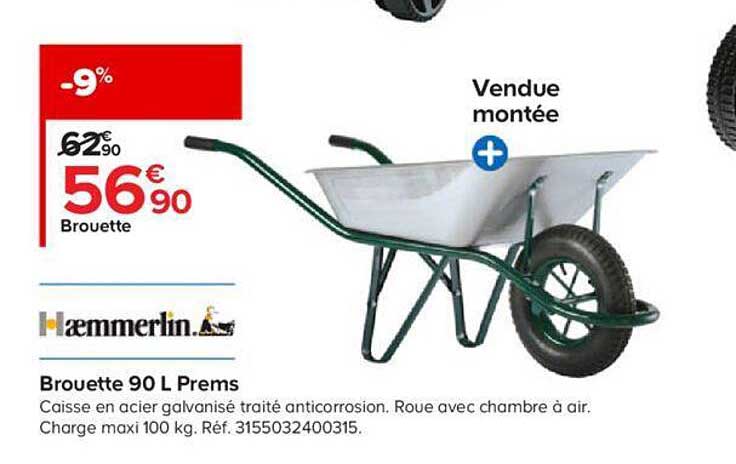 brouette 90 l prems hæmmerlin