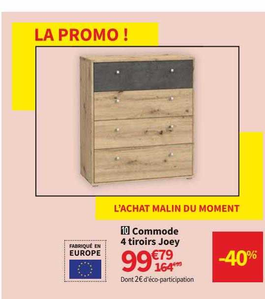 commode 4 tiroirs joey