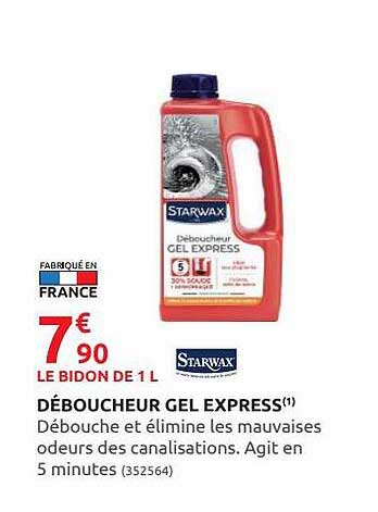 Déboucheur Gel Express Starwax