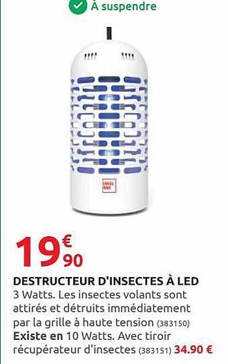 destructeur d'insectes à led