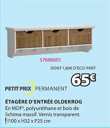 étagère d'entrée oldekrog