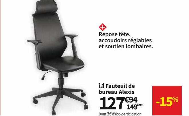 fauteuil de bureau alexis