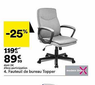fauteuil de bureau topper modern living