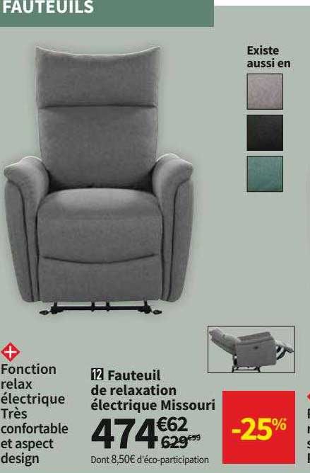 Fauteuil De Relaxation électrique Missouri