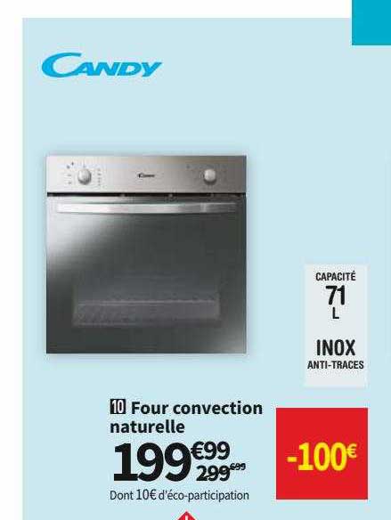 four convection naturelle candy