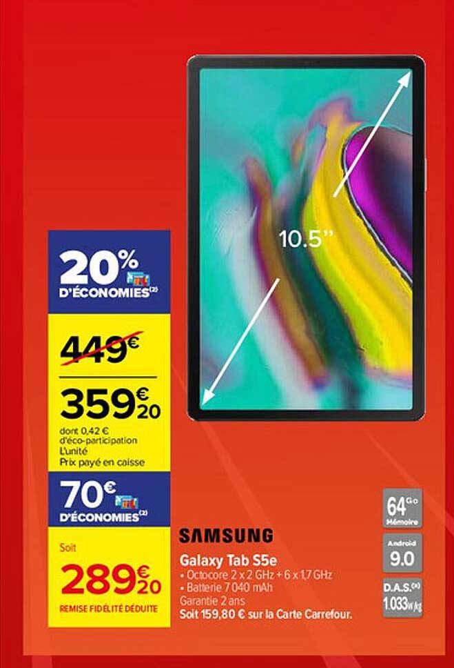 Galaxy Tab S5e Samsung