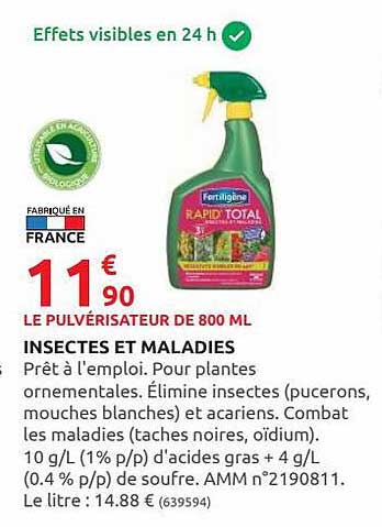 insectes et maladies