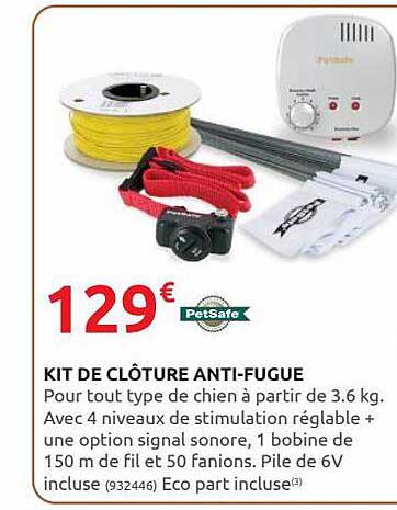 kit de clôture anti-fugue petsafe