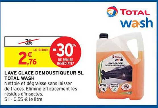 lave glace démoustiqueur 5l total wash