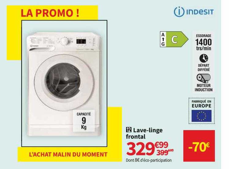 lave-linge frontal indesit
