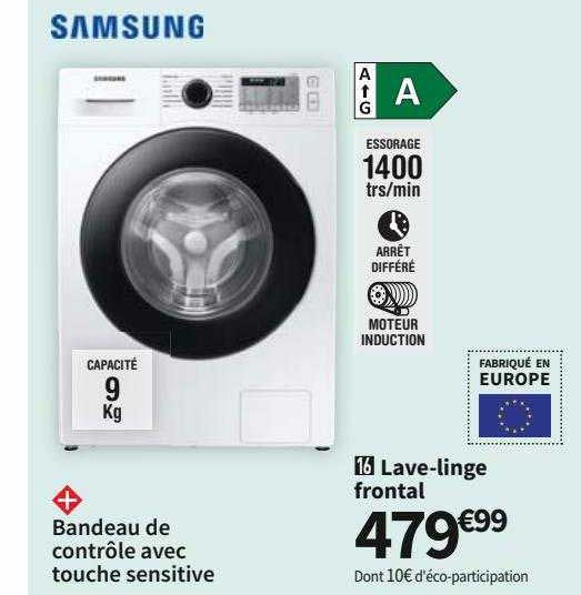 lave-linge frontal samsung