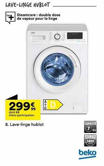 lave-linge hublot beko