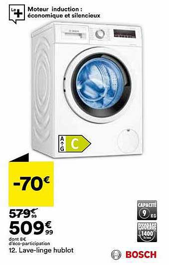 lave-linge hublot bosch