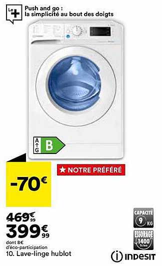 lave-linge hublot indesit