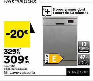lave-vaisselle signature