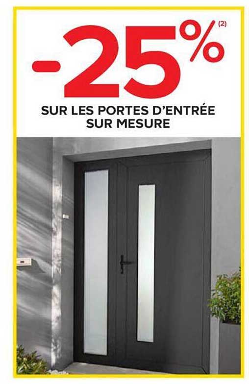 les portes d'entrée sur mesure
