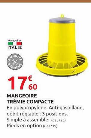 mangeoire trémie compacte