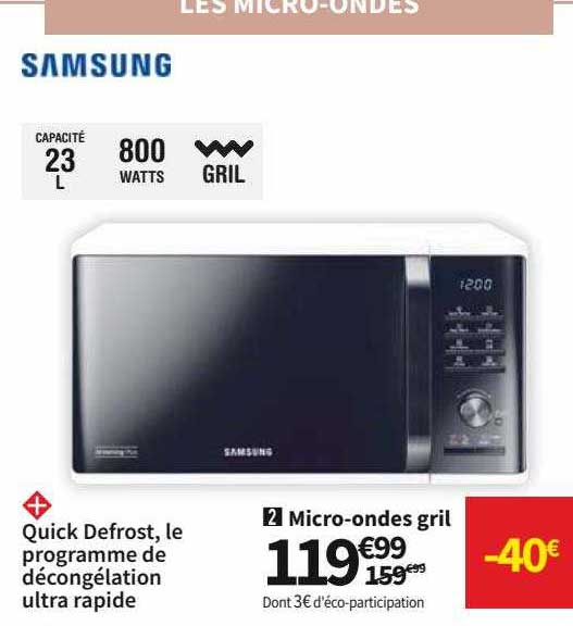 micro-ondes gril samsung