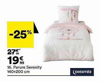 parure serenity 140 x 200 cm dreaméa