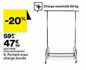 Portant Maxi Charge Lourde